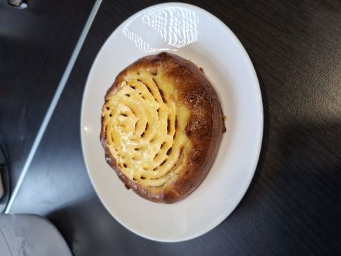 с творогом и малиной