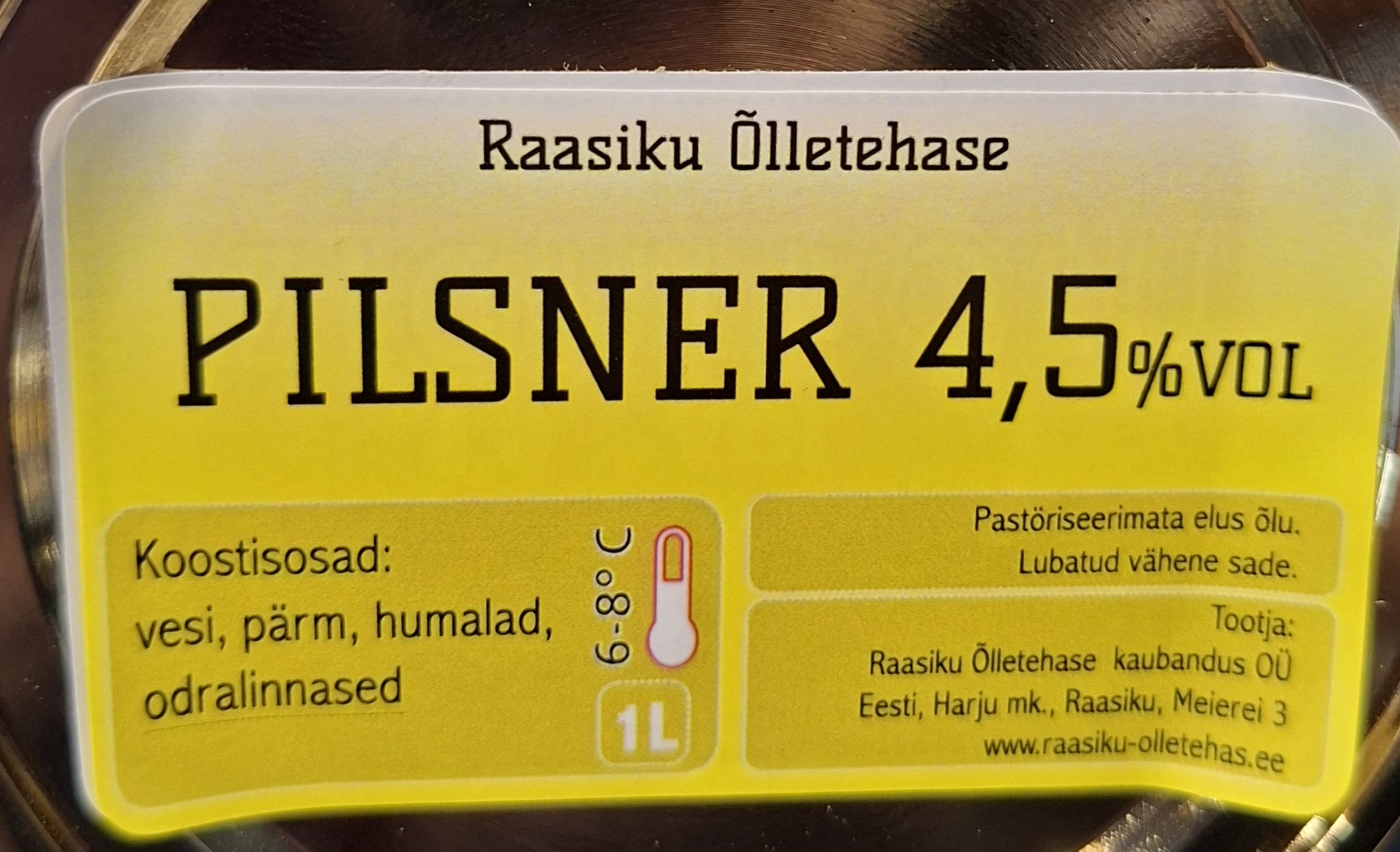 Raasiku Pilsner 0.54 L